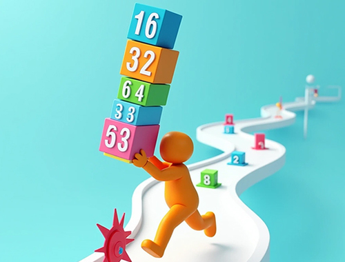 Spiel Cube Stack 2048  Online
