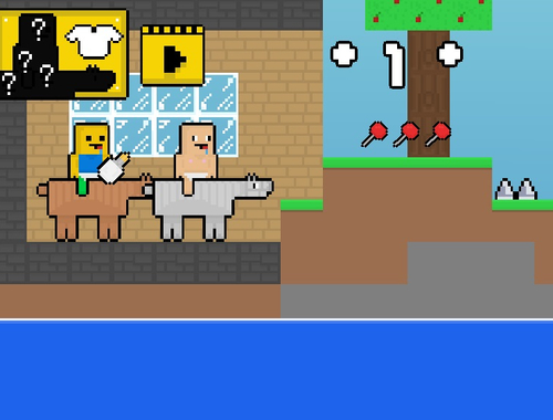 Spiel Baby Noob gegen Baby Obby Horse  Online