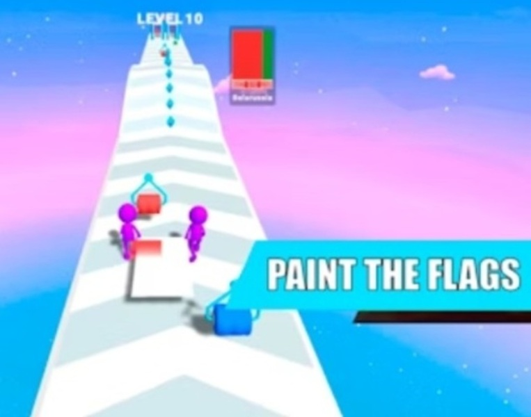 Spiel Malen Sie die Flaggen  Online