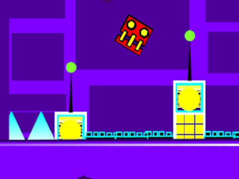 Spiel Geometrie -Dash mit Deadlock  Online