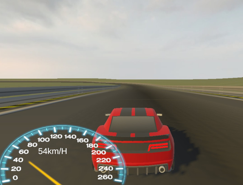 Spiel Rote Auto F8 Rennstrecke  Online