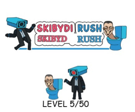 Spiel Skibydi Rush  Online