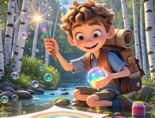 Spiel Finden Sie die Unterschiede: Magic Pinsel  Online