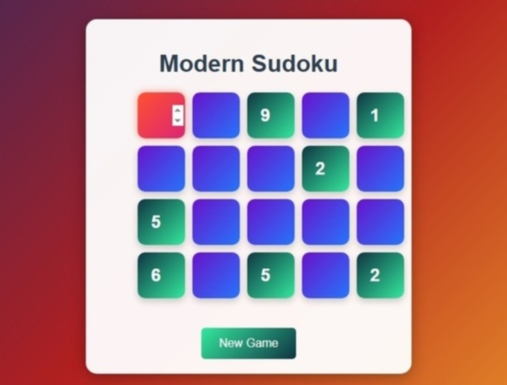 Spiel Moderner Sudoku  Online