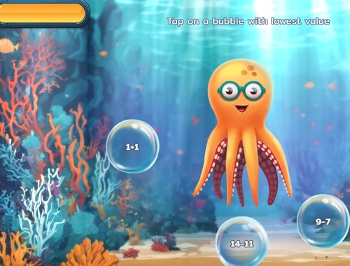 Spiel Bubble Math Tauchgang  Online
