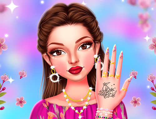 Spiel Promi Spring Manicure Design  Online