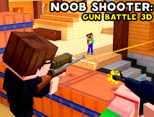 Spiel Noob Shooter: Gun Battle 3D  Online