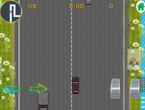 Spiel Taxiwagen - Taxifahrer und Passagierabholung  Online