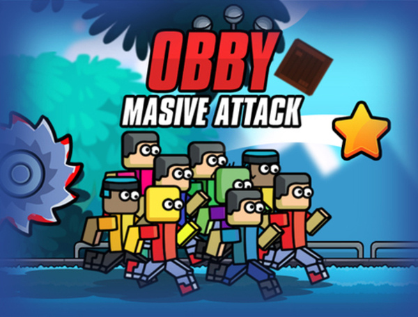 Spiel Obby massiven Angriff  Online