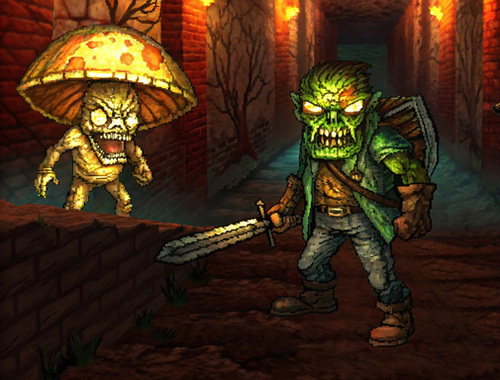 Spiel Monster Slayer verschmelzen und überleben  Online