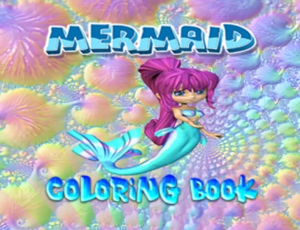 Spiel Meerjungfrau Malbuch  Online