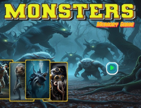 Spiel Monsters Memory Game  Online