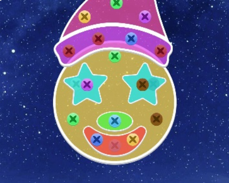 Spiel Muttern & Bolzen Holzschrauben -Puzzle  Online
