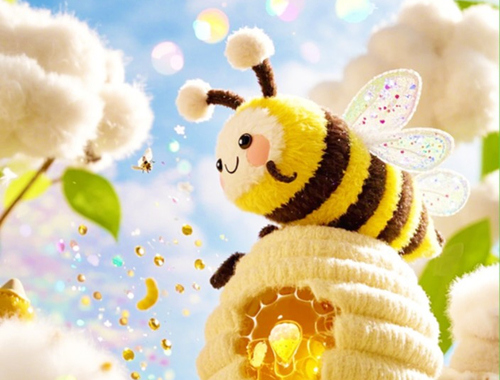 Spiel Finden Sie die Unterschiede: Little Bees Abenteuer  Online