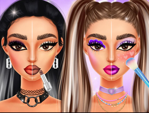 Spiel Make -up -Trends: damals und heute  Online