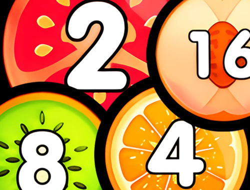 Spiel Merge Bugs Shooter 2048 verbinden Früchte  Online