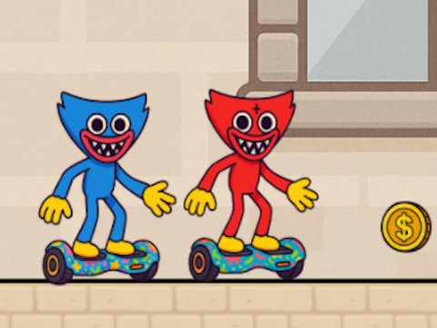 Spiel Rot und blau Hugli Wugli  Online