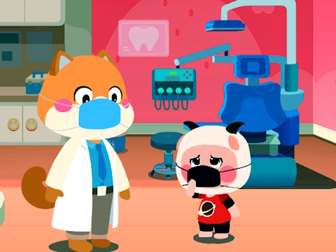 Spiel Babypanda Zahnarztpflege  Online