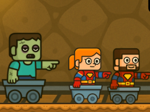 Spiel 2 Spieler Blockminer Flucht  Online