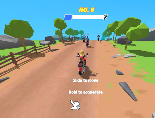 Spiel Moto Attack Bike Racing  Online