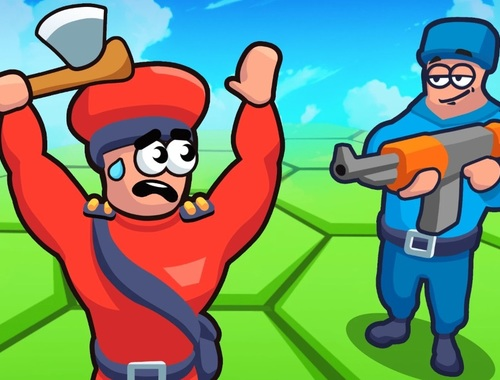 Spiel Fliesenhexwelt: Rot gegen Blau  Online