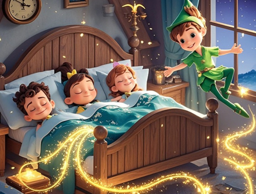 Spiel Finden Sie die Unterschiede: Peter Pan  Online