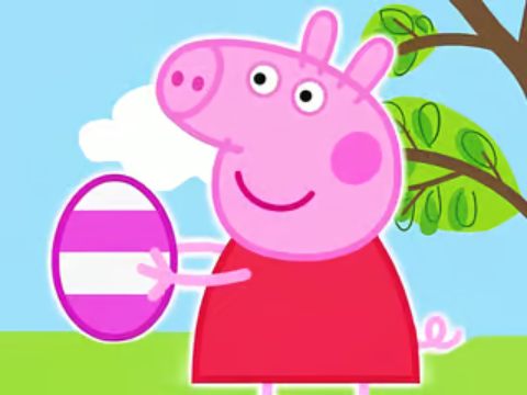 Spiel Puzzle: Peppa Pig Ostereier  Online