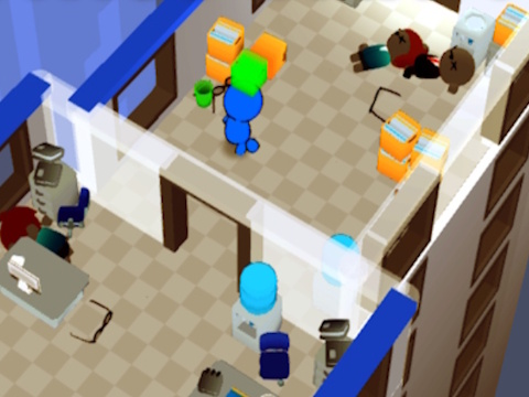 Spiel Büroschlägerei  Online