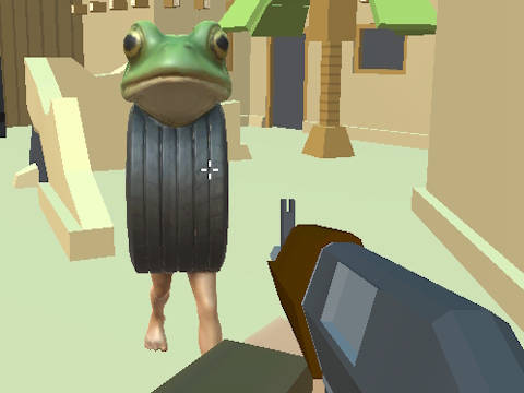 Spiel Italienische Brainrottiere greifen 3D an  Online
