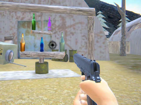 Spiel Flaschenschütze 3d  Online