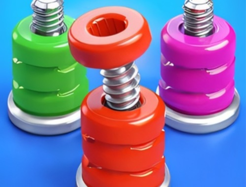 Spiel Muttern & Bolzen sortieren  Online