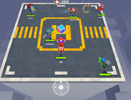 Spiel Stoßfängerauto -Abbruchrennen  Online