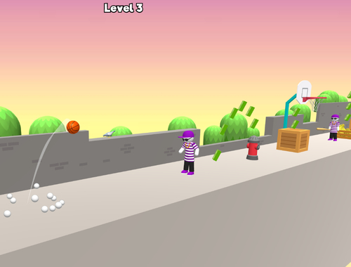 Spiel Bounce Dunk -Basketball  Online