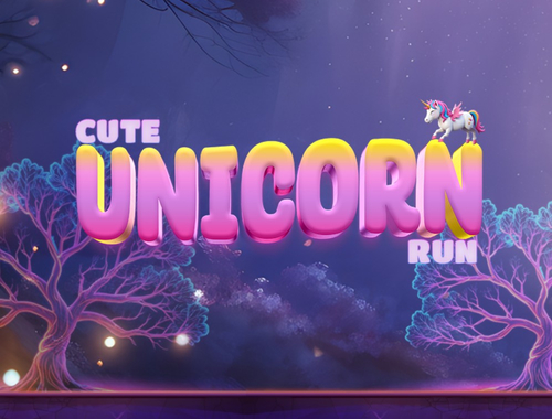 Spiel Netter Einhorn -Lauf  Online