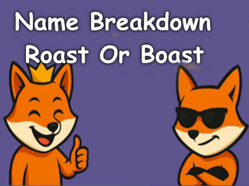 Spiel Name des Breakdown -Bratens oder Prahlerei Online