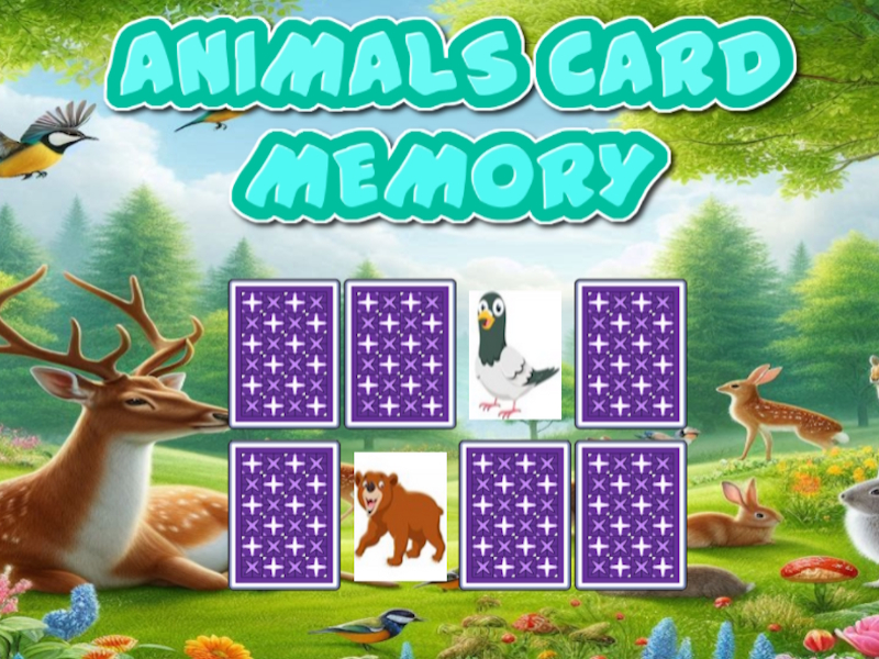 Spiel Tierkarten Gedächtnis Online