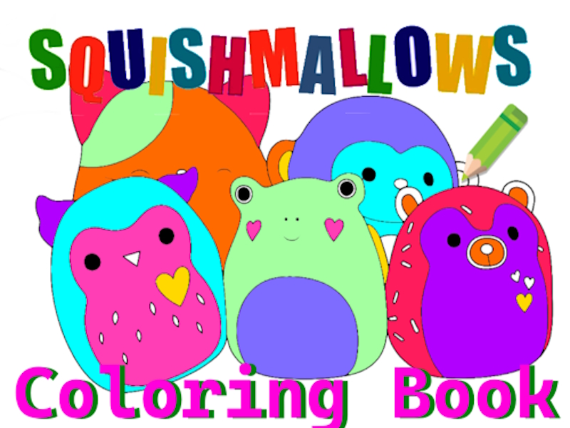 Spiel Squishmallow Malbuch Online