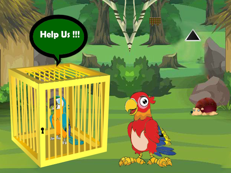 Spiel Führen Sie ein gefangener Macaw Buddy frei Online