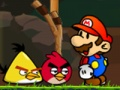 Spiel Mario gegen Angry Birds  Online