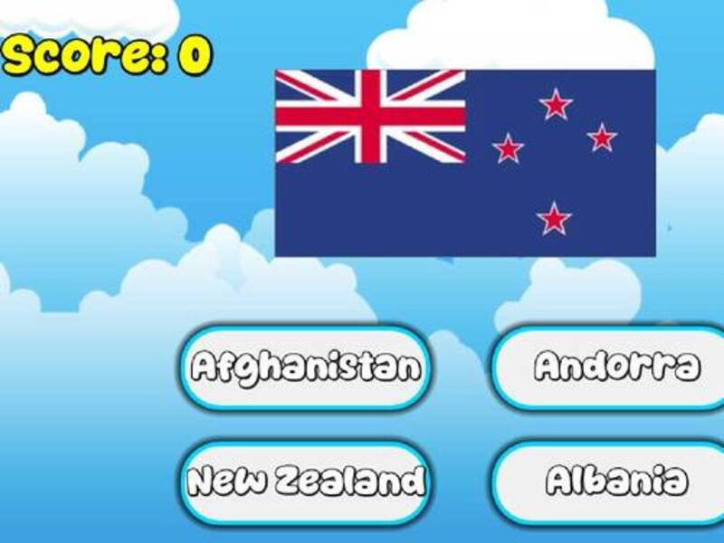 Spiel 195 Land Flagge Quiz Online