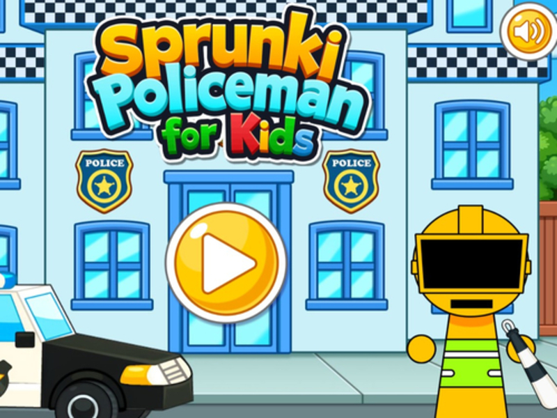 Spiel Sprunki -Polizist für Kinder Online