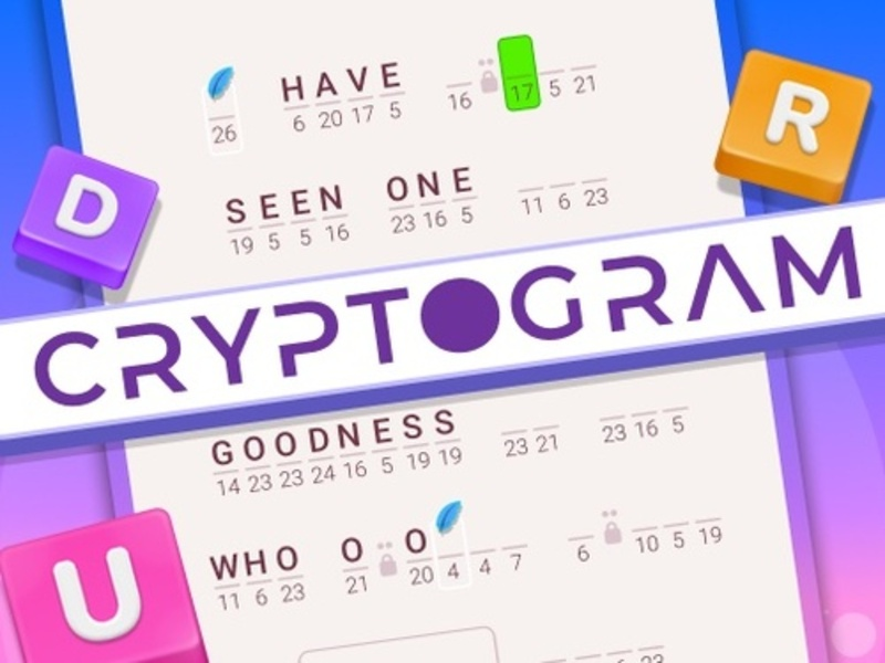 Spiel Kryptogramm: Wort Gehirnrätsel Online