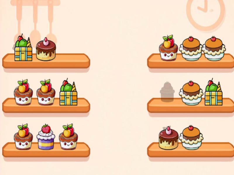 Spiel Kuchensorting Deluxe Online