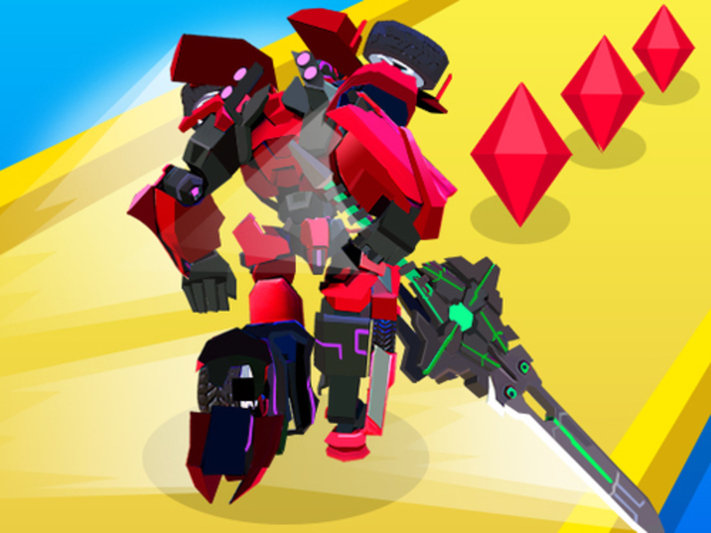 Spiel Roboter -Läuferkampf Online