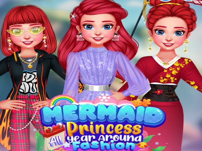 Spiel Meerjungfrau Prinzessin das ganze Jahr über Mode Online