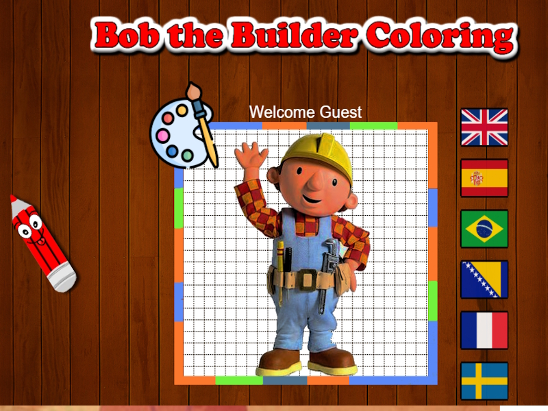 Spiel Bob the Builder Färbung Online