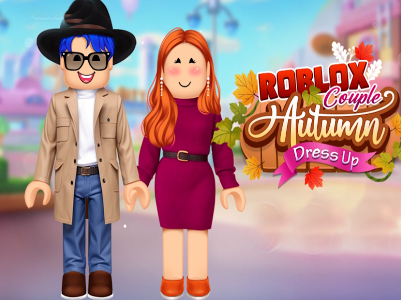 Spiel Roblox-Paar Herbst-Kleidungsstück Online