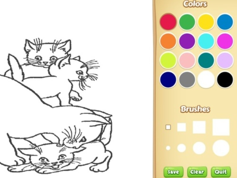 Spiel Katzen Malbuch für Kinder Online