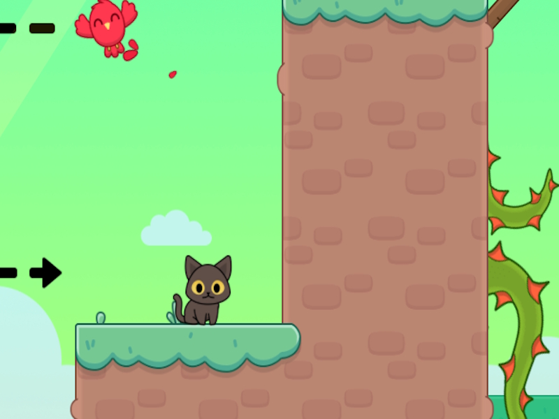 Spiel Kitty liebt Vögel Online