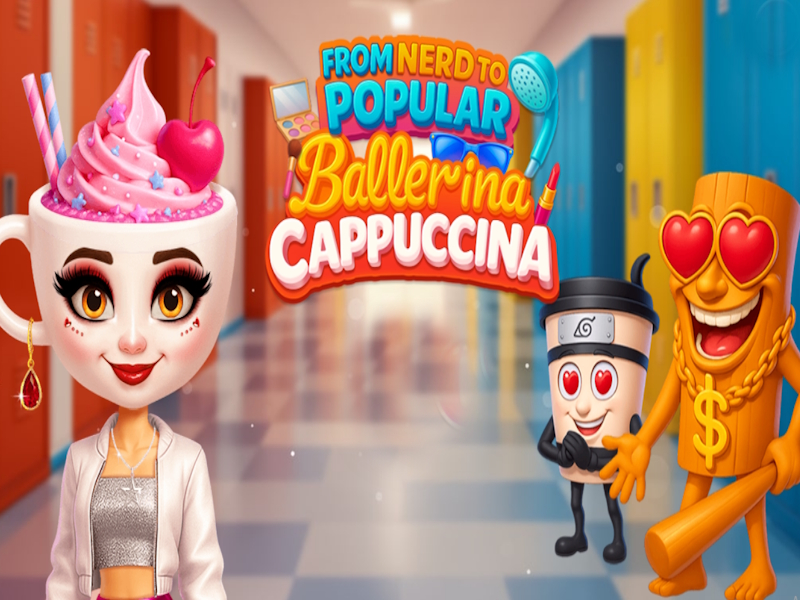 Spiel Vom Nerd bis zum beliebten Ballerina Cappuccina Online